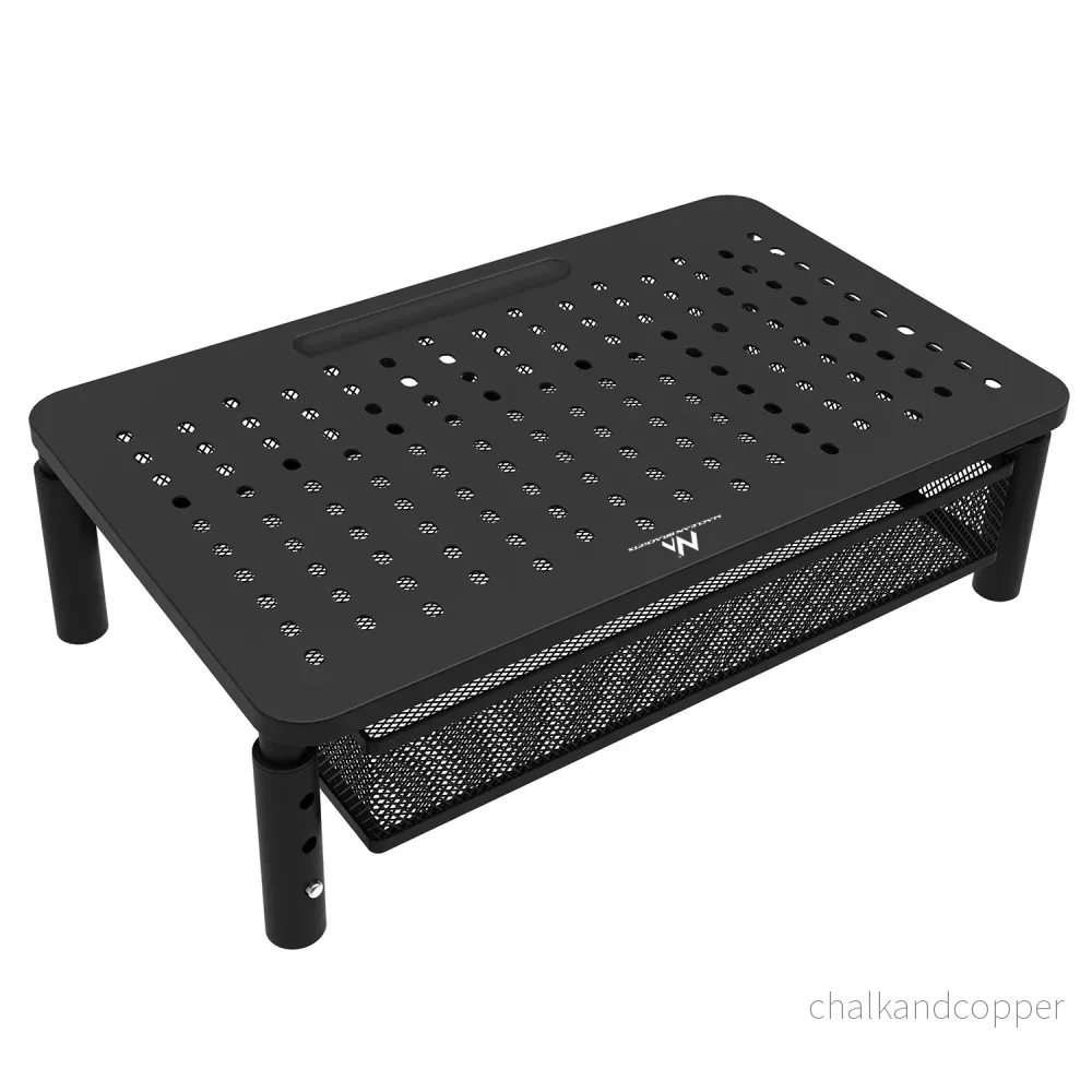 Maclean skärm- och laptopstativ, 13-32", modell MC-947. Optimerar skrivbordsutrymme och förbättrar användarens arbetsställning. - Bild 3