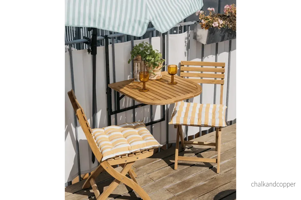 Hannah teak klappstol - Bild 3