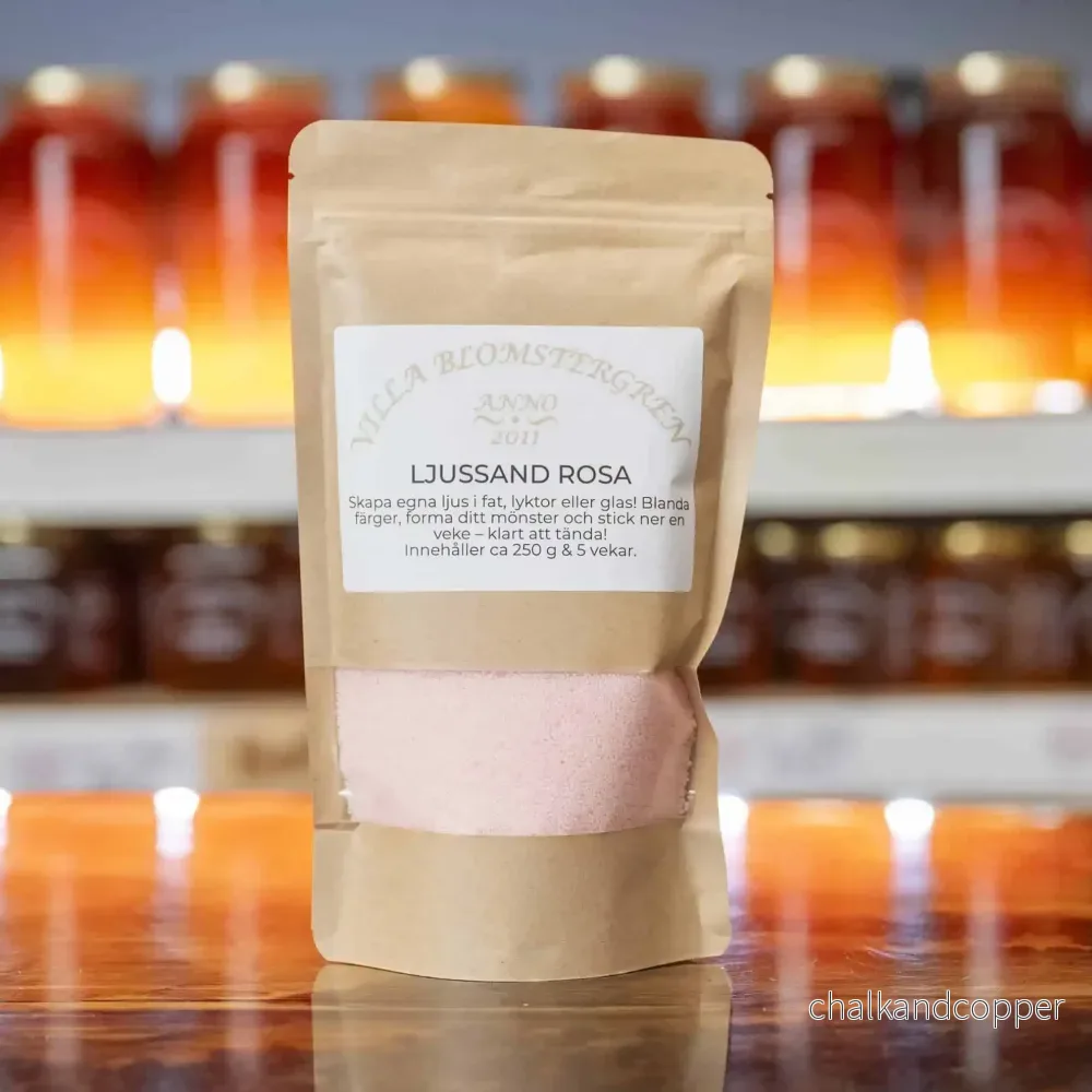 Ljussand – Rosa – 250 g | Villa Blomstergren Ljussand – Rosa – 250 g | Villa Blomstergren