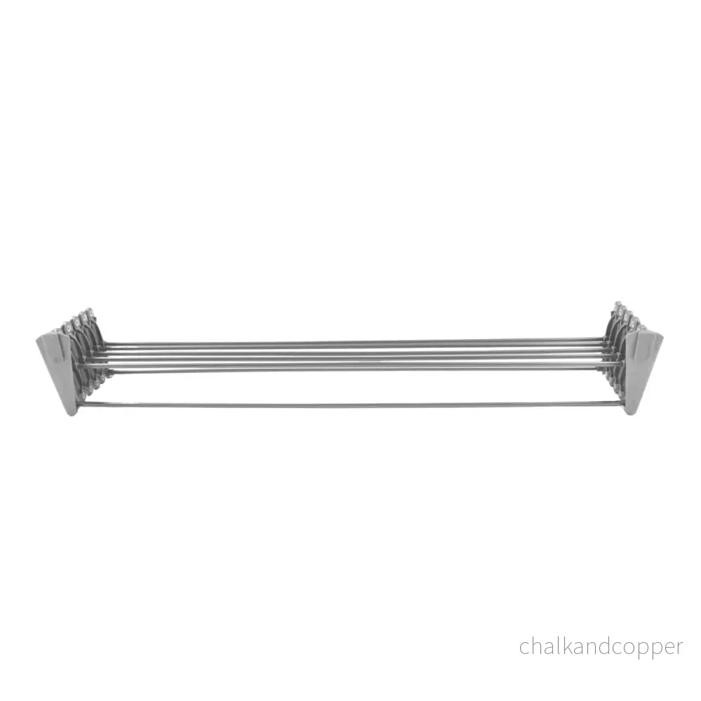 ABJ tvättmaskin, vägghängd, hopfällbar, silver, 90 cm - Bild 2