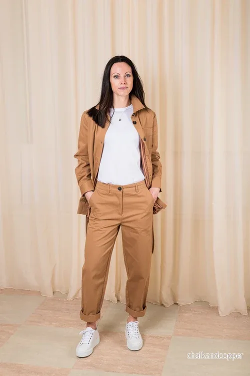 Kali Ankle Pants Tobacco Brown MSCH