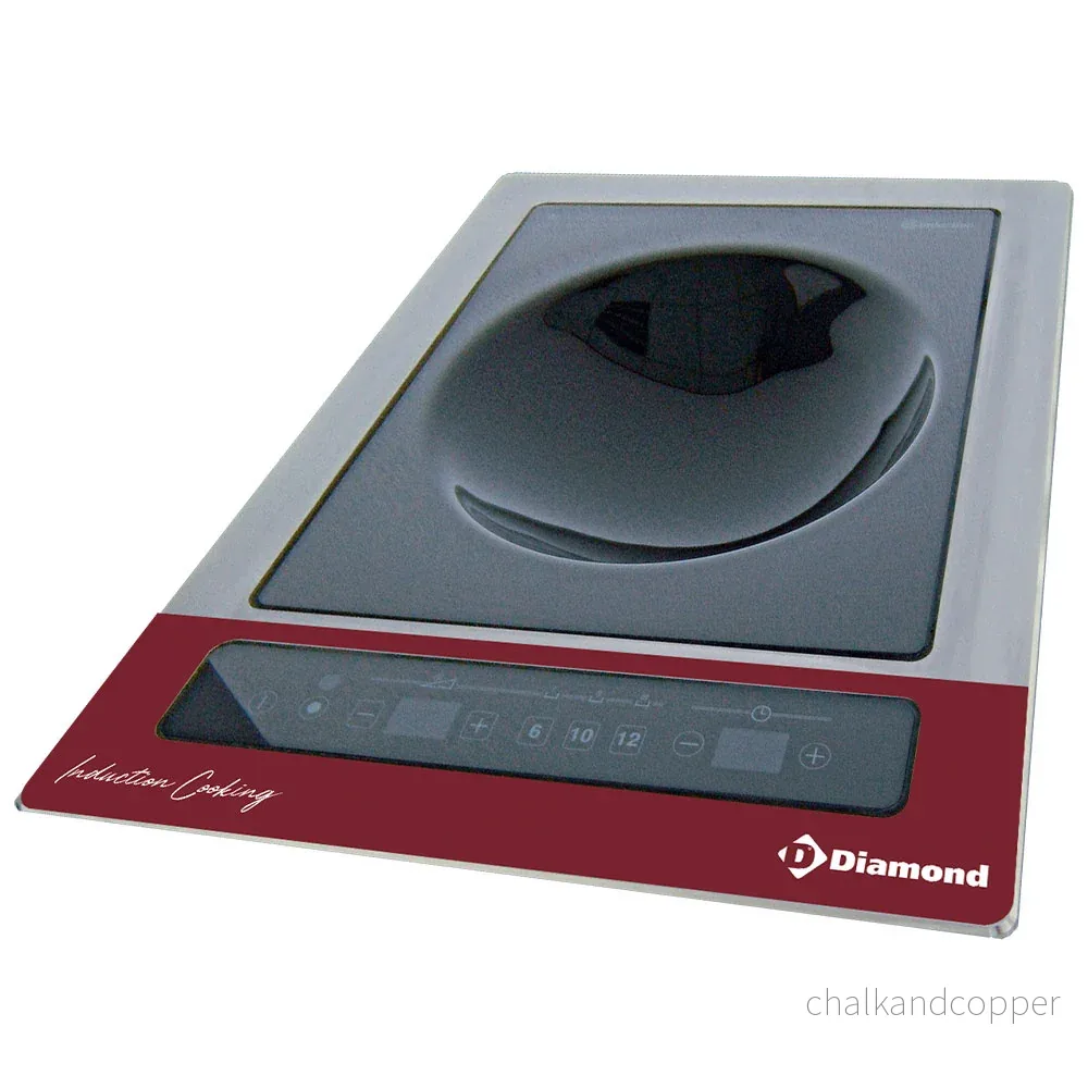 Induktionshäll ”inbyggd WOK” 3,6 kW, taktila knappar