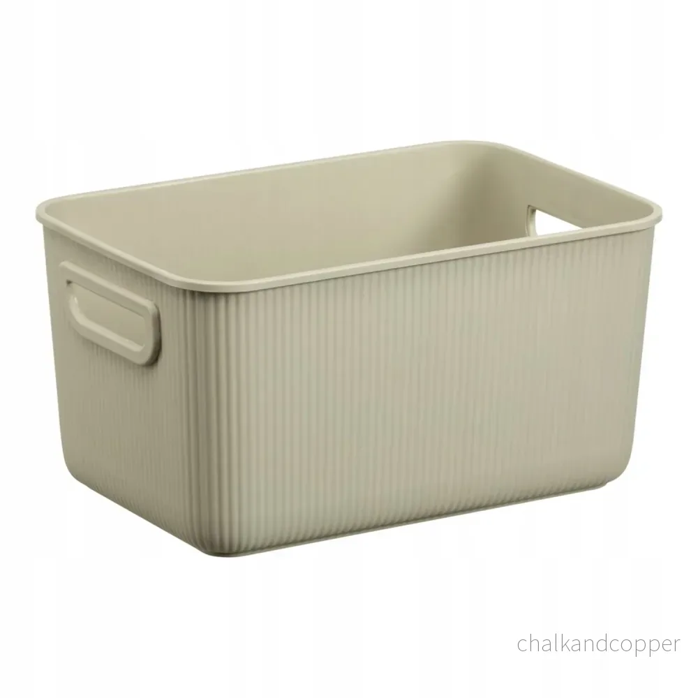 Akita Plast Team förvaringsbehållare, beige, 5L, 100% återvunnen, 60830802