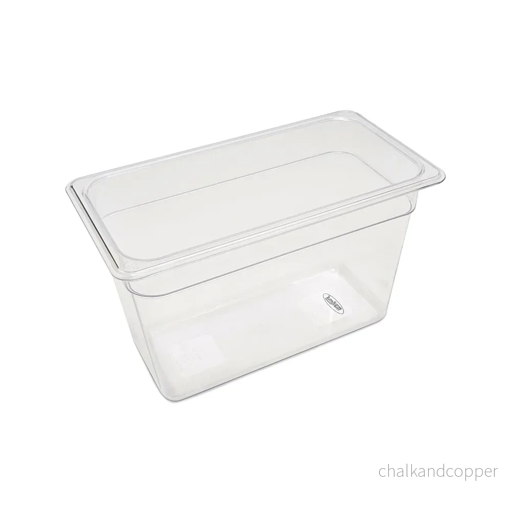 Gastronormbehållare - 3 st - 1/3 GN - 20 cm djup - Polykarbonat