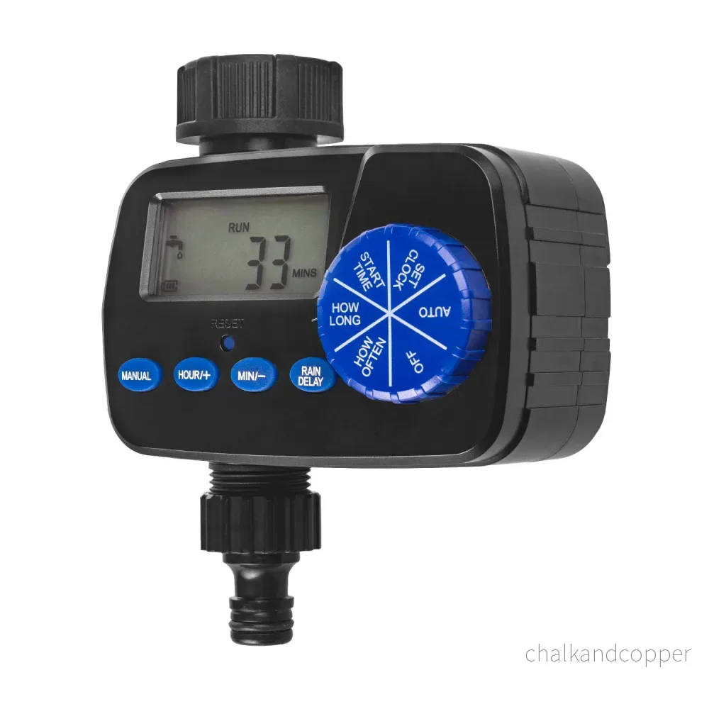 GreenBlue elektronisk bevattningskontroll, programmerare, strömförsörjning 2x1,5V AA, GB390 + 2x Varta Industrial alkaliskt AA-batteri - Bild 3