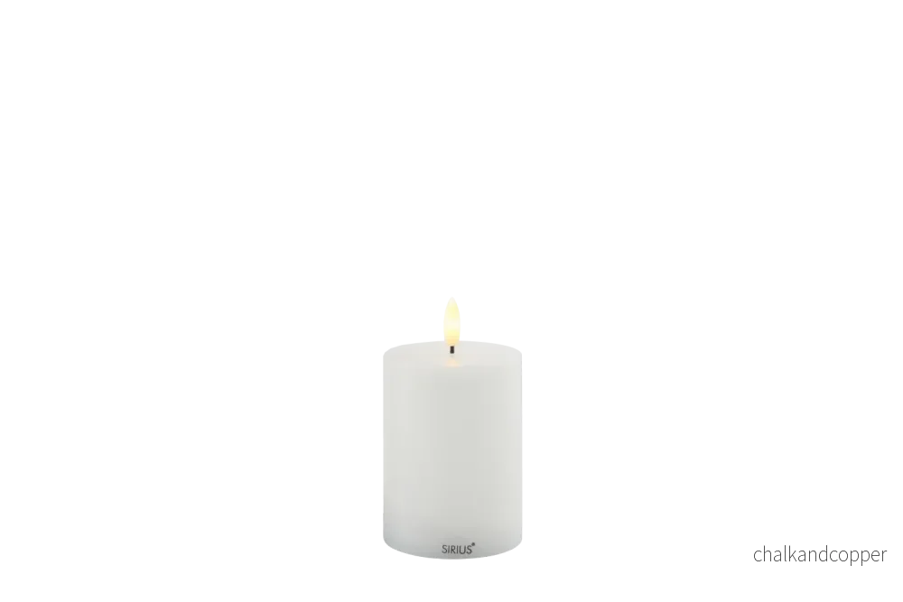Sille Ø7,5 cm uppladdningsbara LED -ljus / flera storlekar