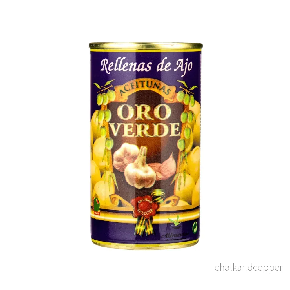 Oro Verde Manzanillaoliver Vitlök 350g
