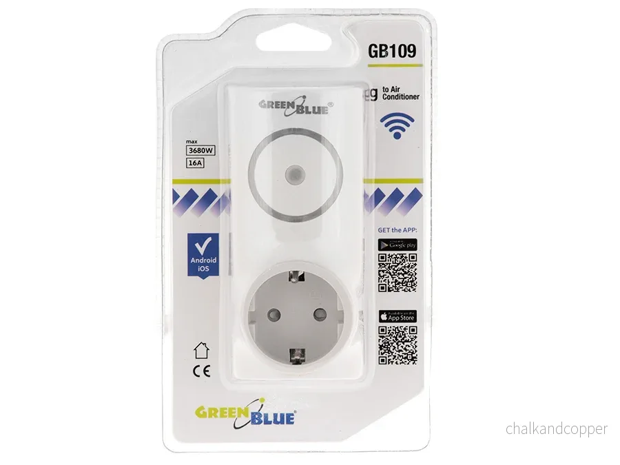 Wifi-fjärrkontroll Android iOS för GreenBlue GB109 luftkonditionering, max 3680W - Bild 2