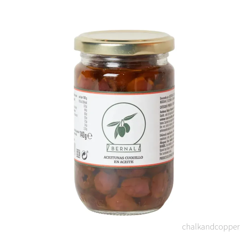 Cuquillooliver i Olivolja 150g – Bernal