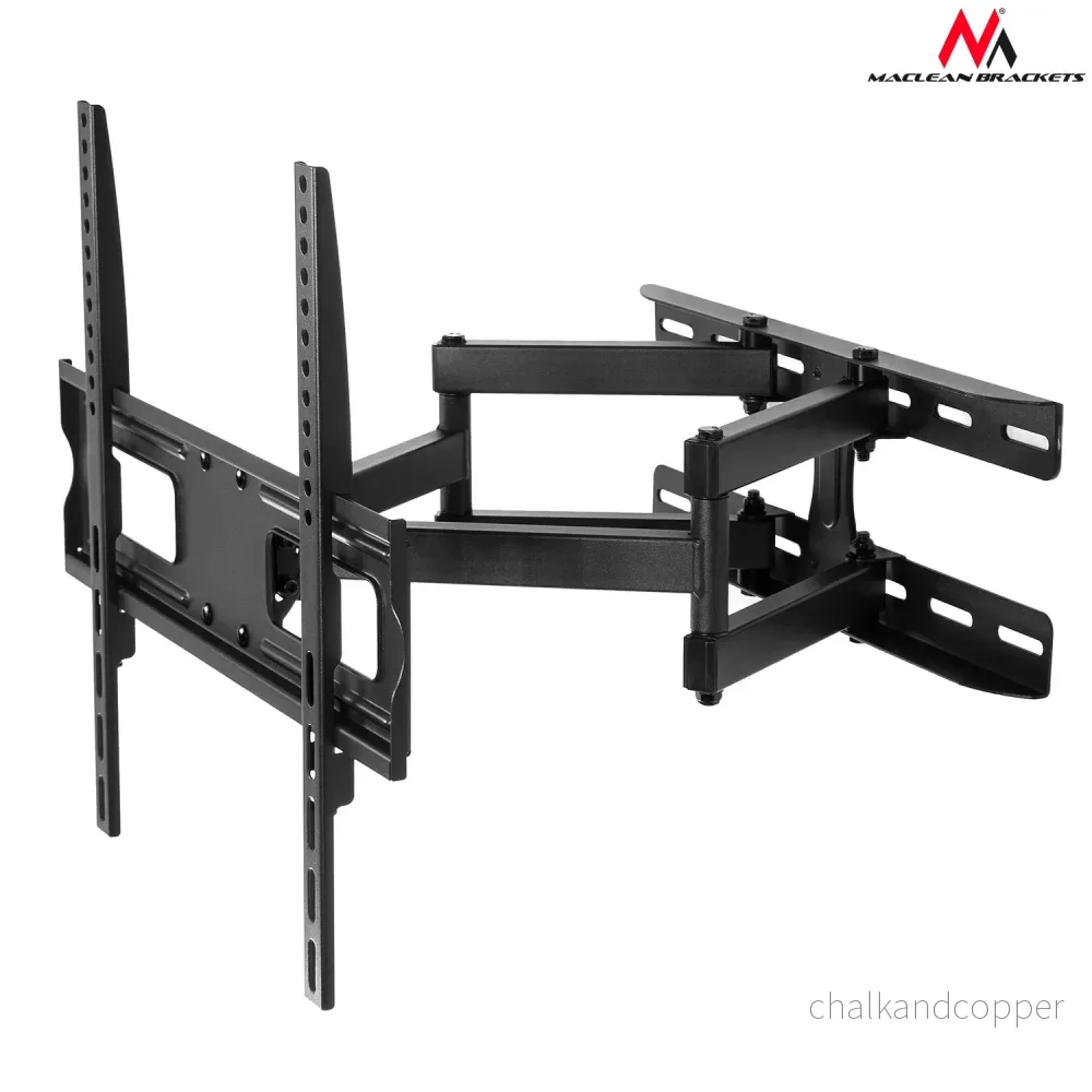 Maclean-fäste för TV eller bildskärm, universal, max VESA 400x400, 26-65", 30kg, svart, MC-760 - Bild 2