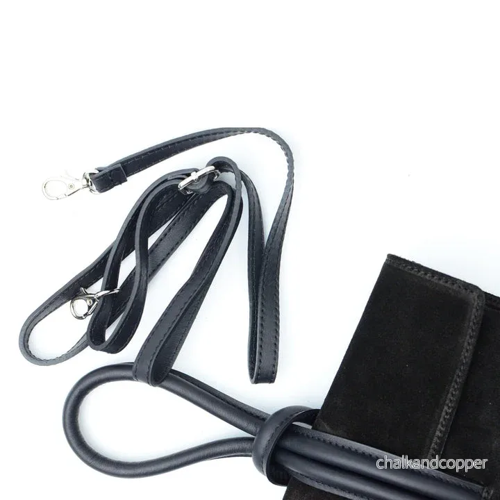 Barletta Suede Clutch Black Latalia - Bild 2