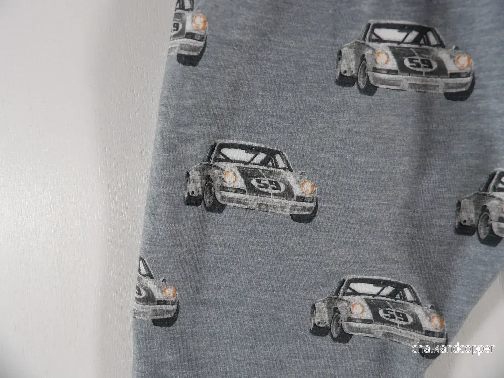 Resårbyxa – Little Racer Grey - Bild 2