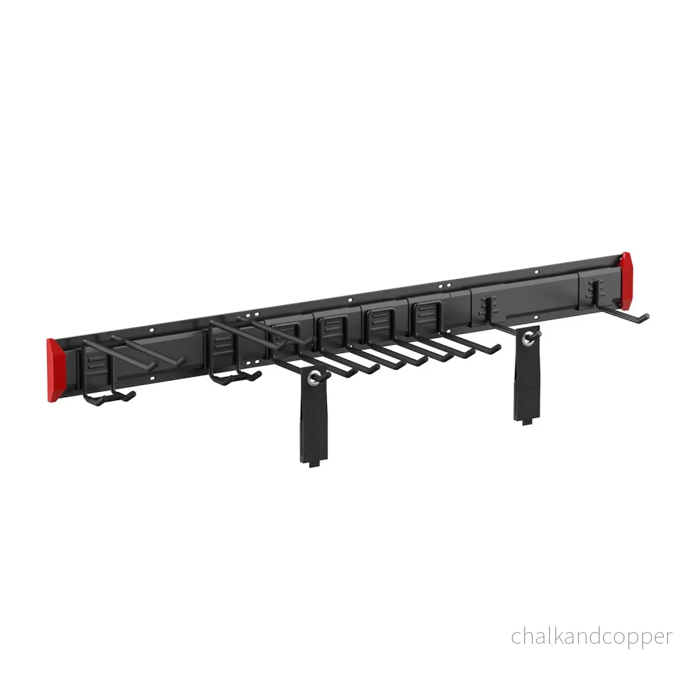 Maclean väggmonterad verktygshållare, stål, max. belastning 228 kg, bredd 1222 mm, MC-179 - Bild 2