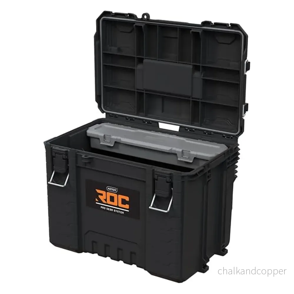 Verktygslåda Keter ROC XL Pro Gear 2.0, bärförmåga 72 kg, Pro Mount-fästen, kan hängas på väggen, 256980 - Bild 2