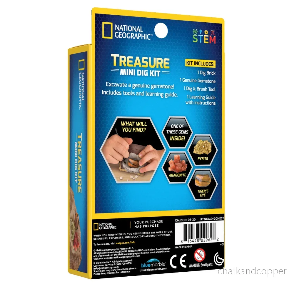 National Geographic - Treasure Chest (Impulse Treasure Mini Dig Kit) - Bild 2