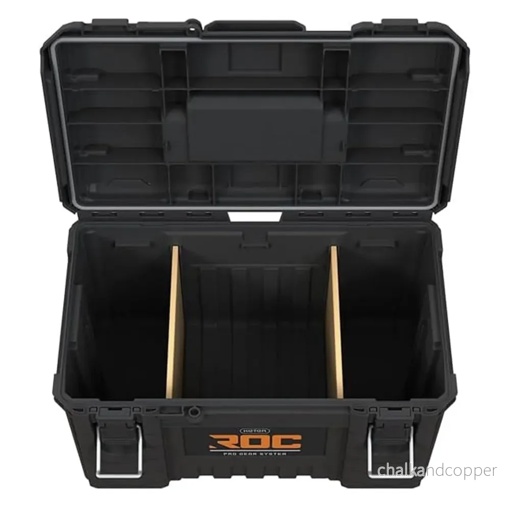 Verktygslåda Keter ROC XL Pro Gear 2.0, bärförmåga 72 kg, Pro Mount-fästen, kan hängas på väggen, 256980 - Bild 3