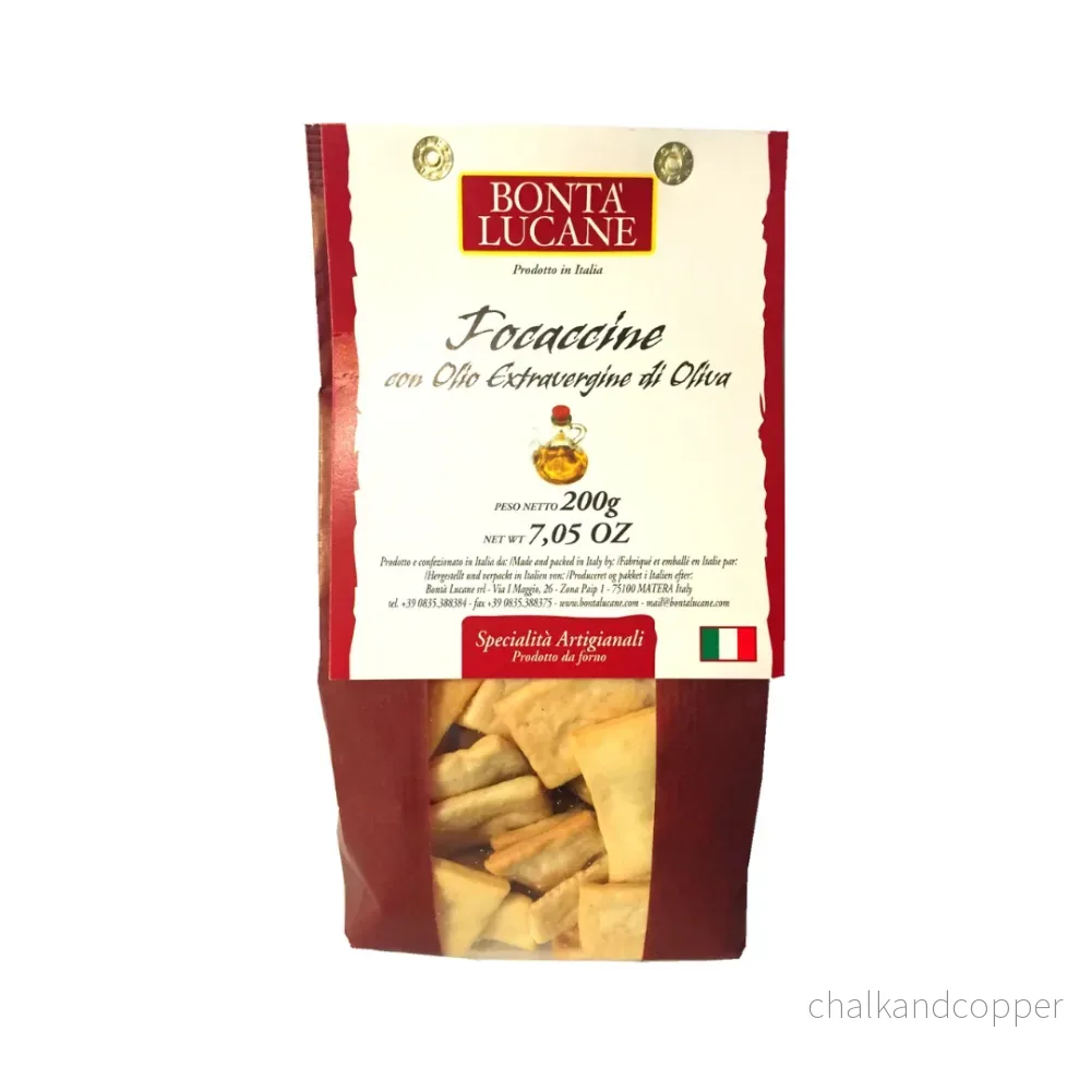 Focaccine Naturell 200 g – Bonta Lucane