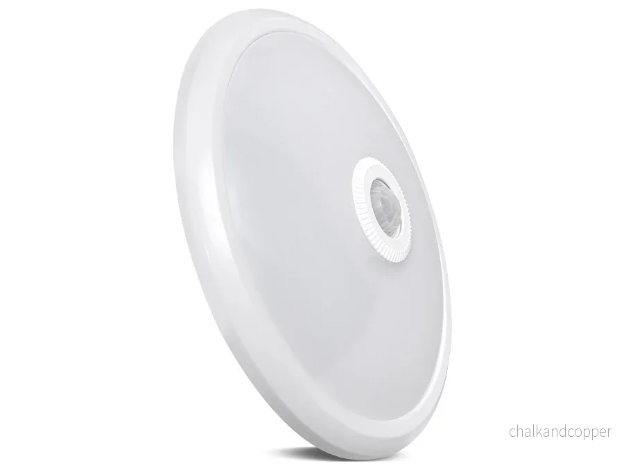 12W LED-taklampa med PIR-rörelsesensor och nödströmförsörjning, 6m räckvidd Maclean Energy MCE131 ACU - Bild 3