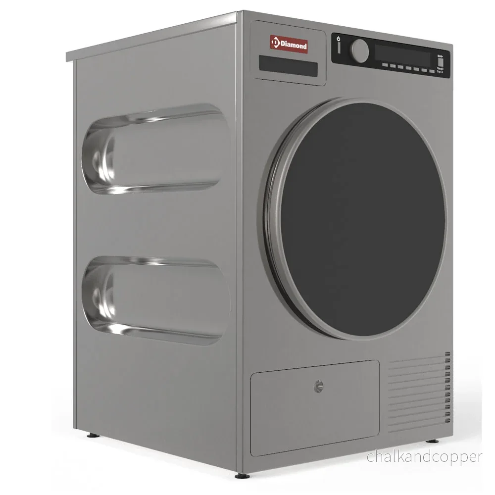 Torktumlare 8 kg ”inox-Titanuim”, med avlopp Torktumlare 8 kg ”inox-Titanuim”, med avlopp