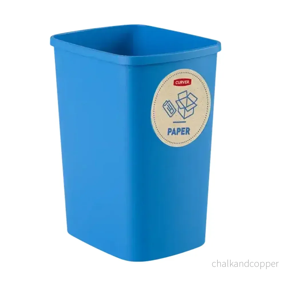 Curver ECO Friendly 3x9l sorteringskorg med etiketter - Bild 3