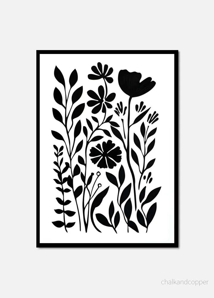 Monochrome Blooms