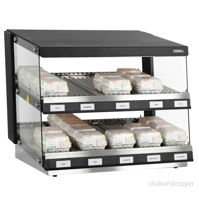 Varm-display – hamburgare – 2 x 80 cm Varm-display – hamburgare – 2 x 80 cm