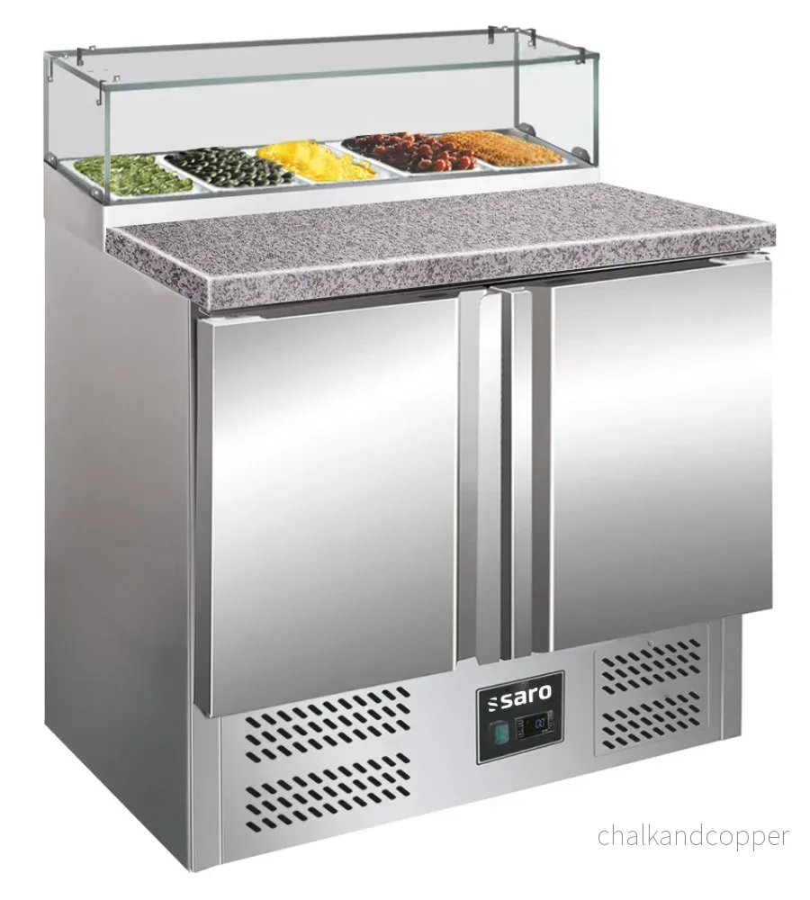 SARO Pizzabord med glasskiva modell PS 200 G SARO Pizzabord med glasskiva modell PS 200 G