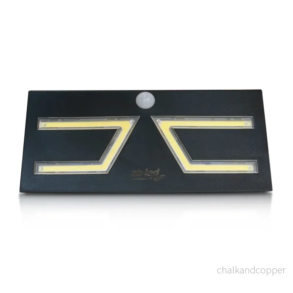 AB LED GV50-CLB Solcellslampa Solar LED Panel Rörelsesensor Vägglampa Lampa IP65 Justerbar Ljusstyrka ABS - Bild 2