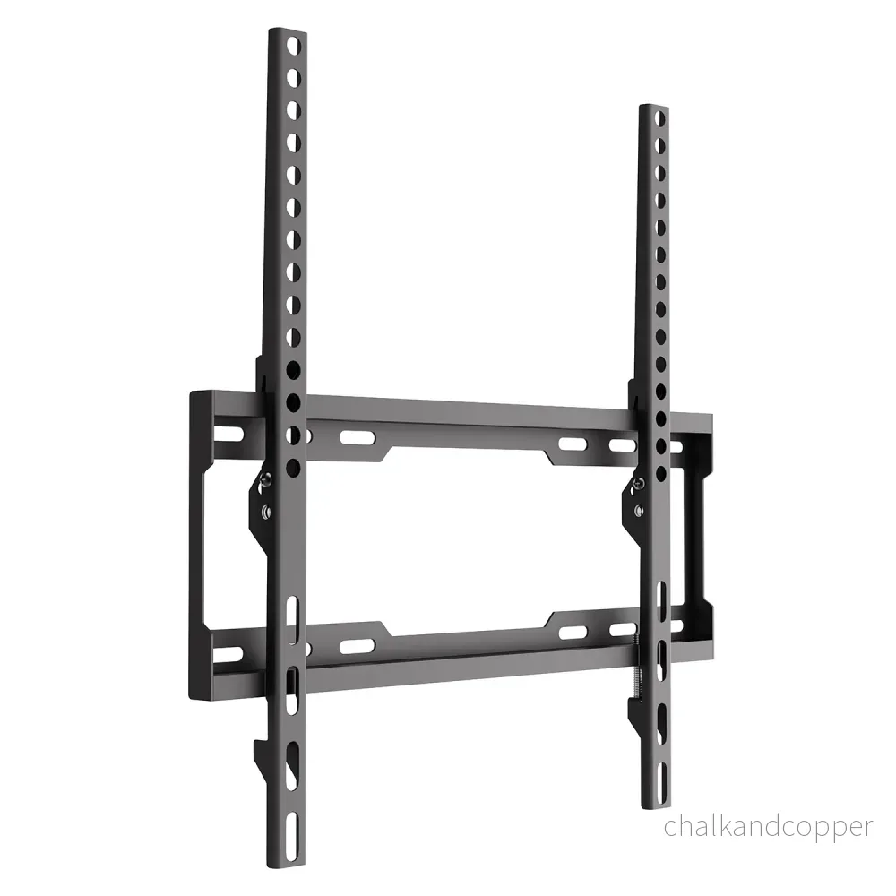 TV-fäste/hängare Maclean, max VESA 400x400, 32–75 tum, upp till 45 kg, svart, lutningsjustering 0°–-8°, MC-187 - Bild 3