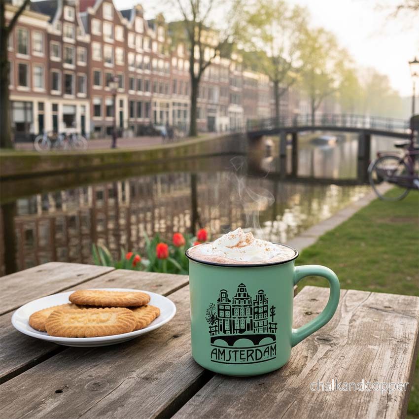 Camp Mugg i pastellgrön keramik – Amsterdam-design med outdoor-känsla - Bild 2