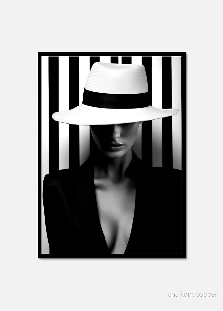 Woman in black