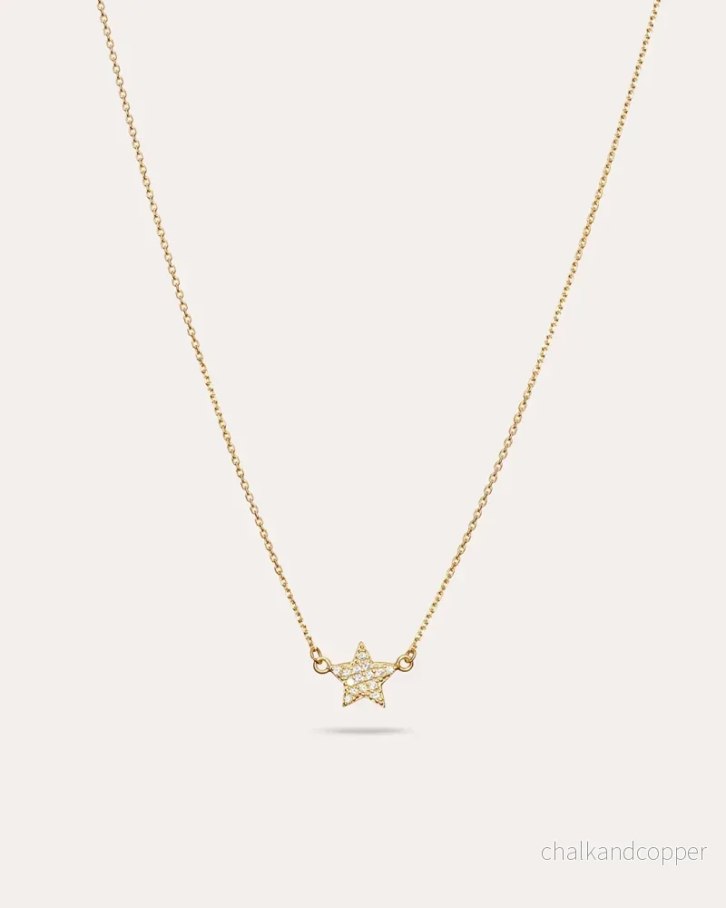 Glam: Star – Guldhalsband Glam: Star – Guldhalsband