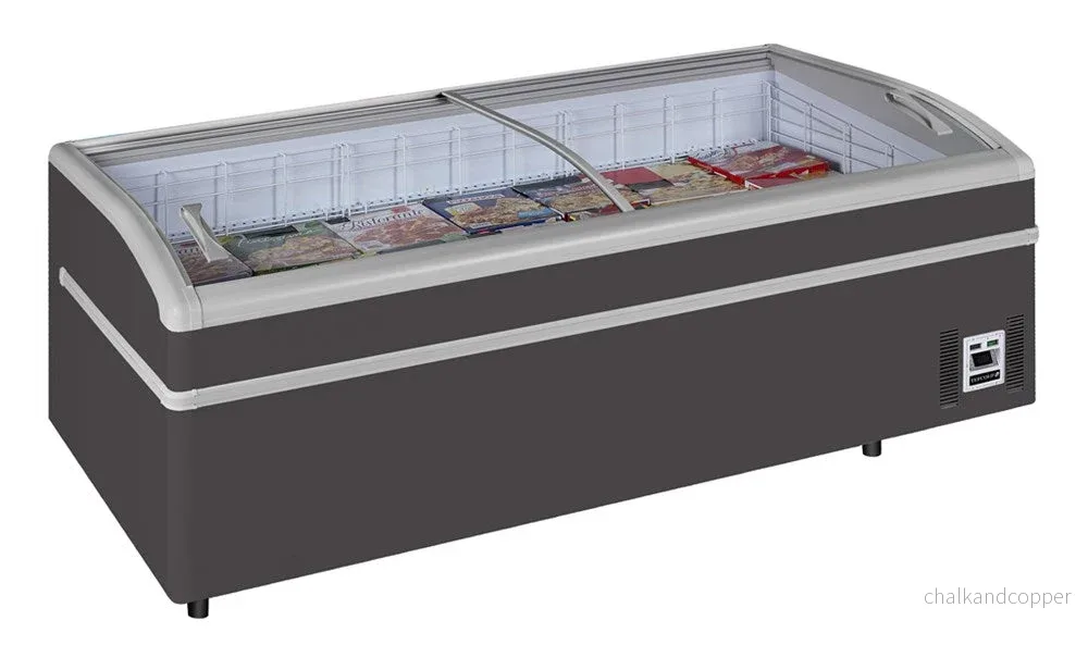 Supermarket kyl/frys i antracit-SHALLOW 220A-CF