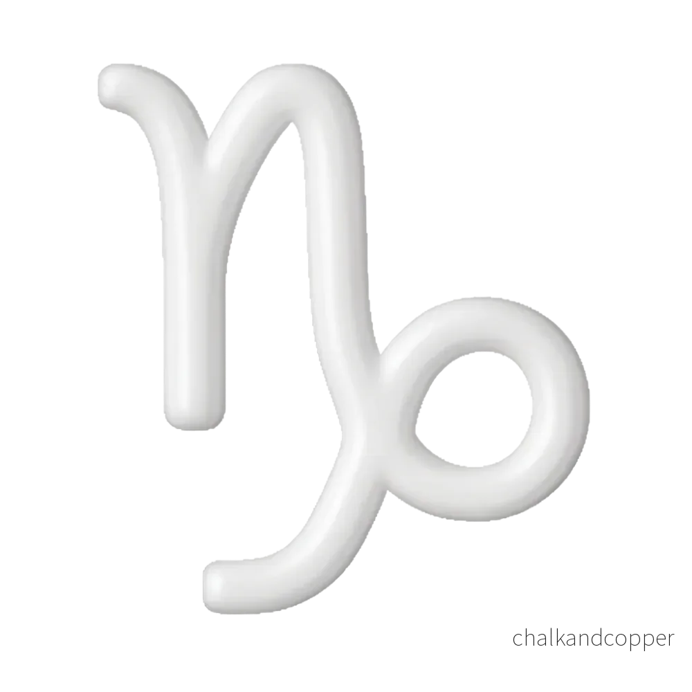 Zodiak Glyf – Capricorn (Stenbocken)