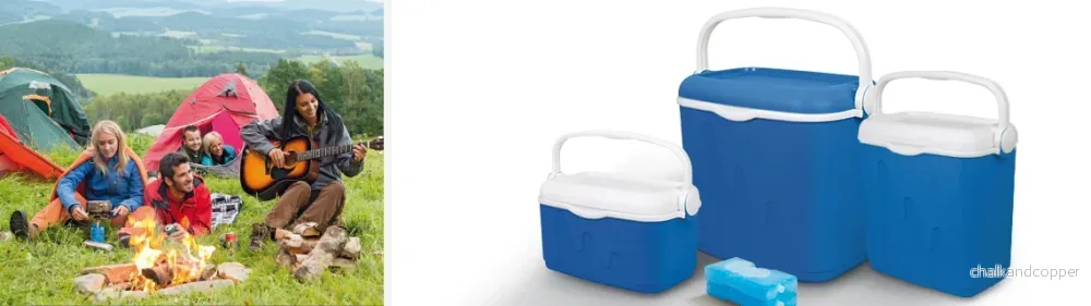 Påfyllningsbart resekylskåp 10 liter Curver Blue - Bild 3