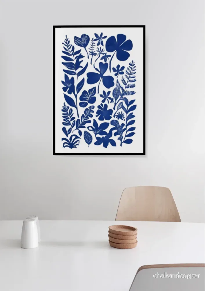 Azure Petals on White - Bild 2