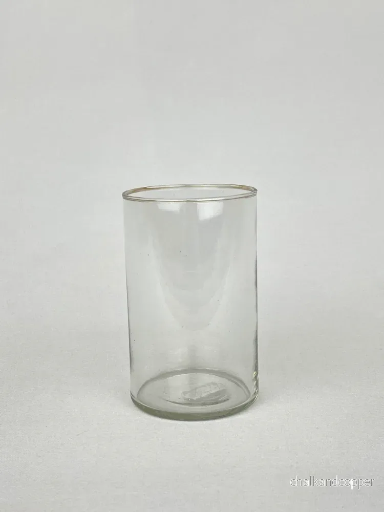 Dricksglas cylinderformad munblåst