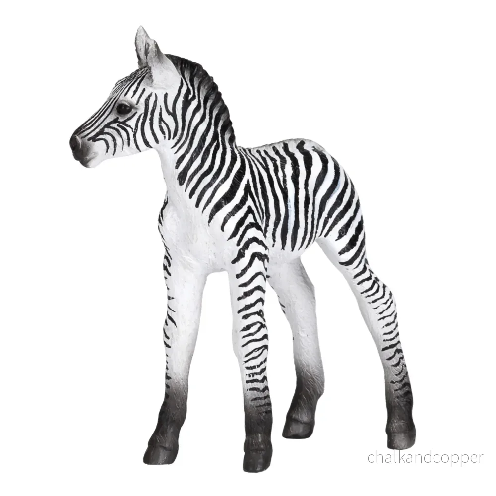Zebra kycklingfigur, Animal Planet, 6,2 cm x 2,5 cm x 7 cm - Bild 3