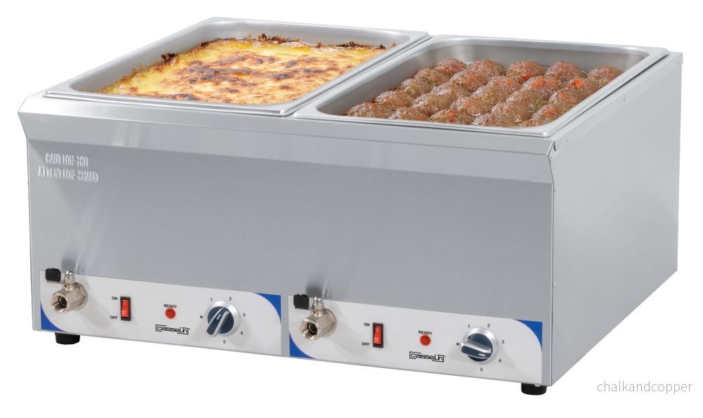 Dubbel bain-marie med avloppskran GN 1/1 – 200 mm Dubbel bain-marie med avloppskran GN 1/1 – 200 mm