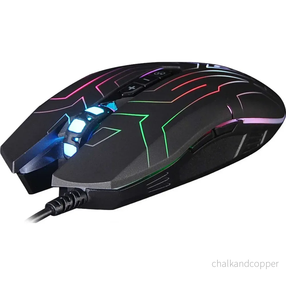 A4tech Gaming Mouse PC Bärbar Dator Wired Gamer USB Gamer 2400 DPI - Bild 3