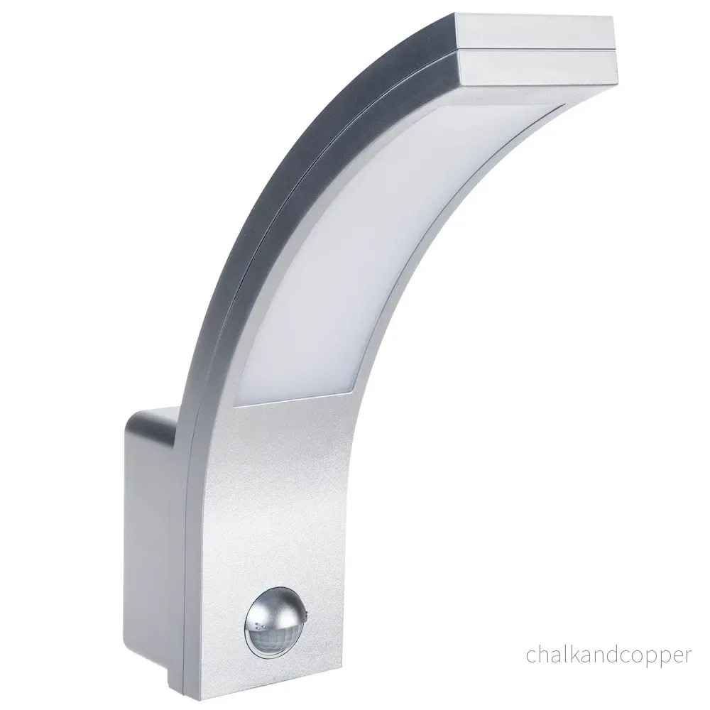 Maclean rörelsesensor LED-lampa, PIR rörelsesensor, silver, 10W, IP54, 750lm, neutralvit (4000K) MCE244 S, 2 st - Bild 2