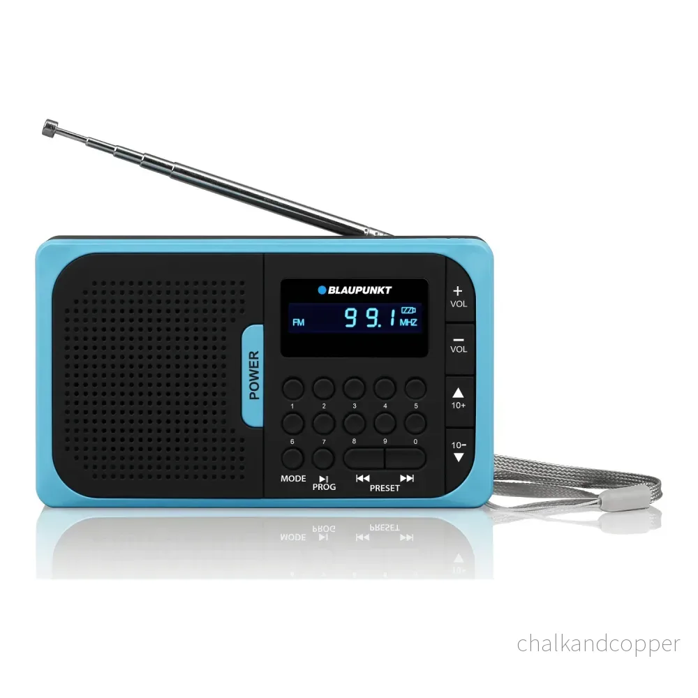 Bärbar FM -radio med Blaupunkt PR5BL USB / SD MP3 -uppspelning - Bild 2