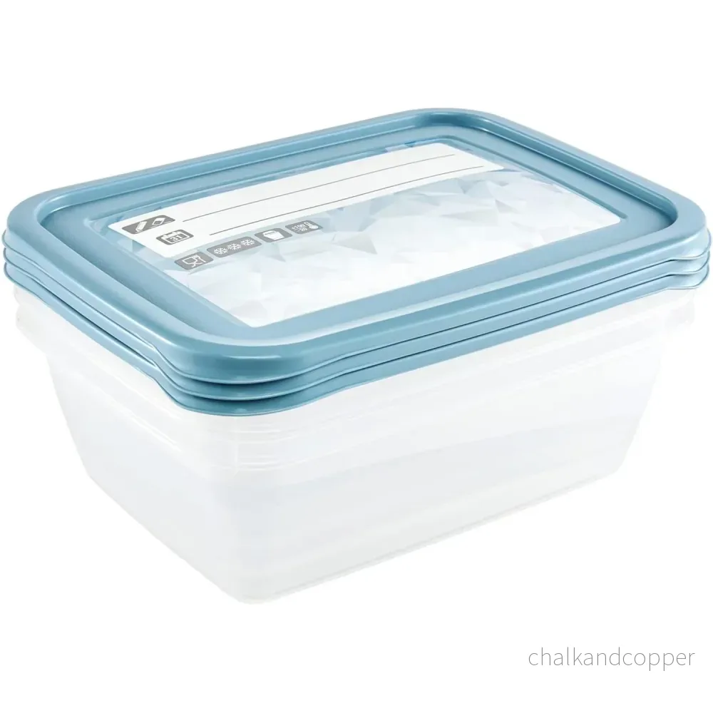 Set om 3 stycken 1250 ml Mia Magic Ice matbehållare Keeeper - Bild 2