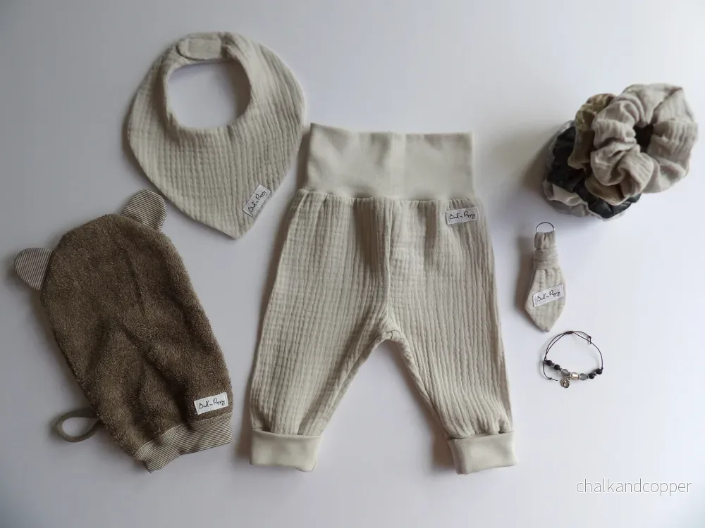 Storlek 56, Tiny Moon – Handgjort babyset, OEKO-TEX®-certifierade tyger