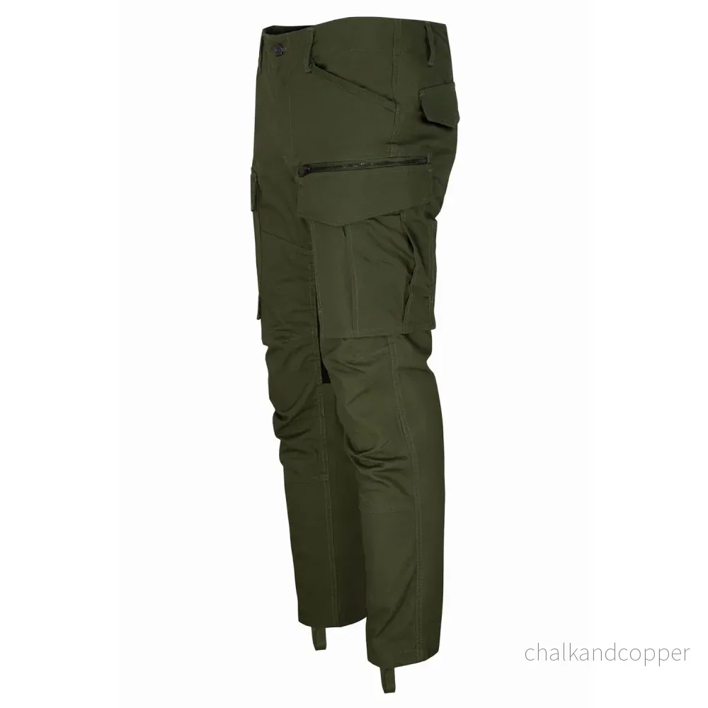 Avacore Avastar Arbetsbyxor Med Åtta Fickor 240-260 g/m2 Khaki Storlek: 54 - Bild 3
