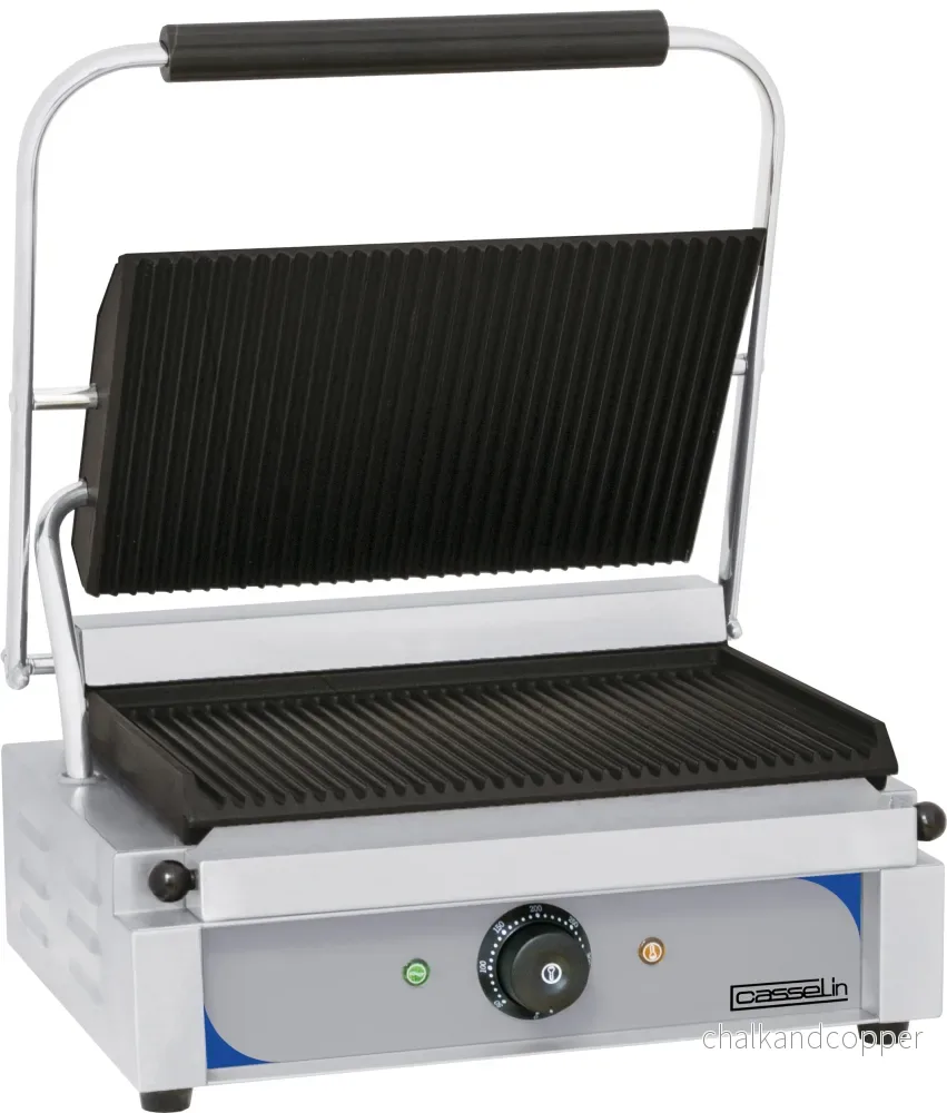 Kontaktgrill räfflade - räfflade plattor