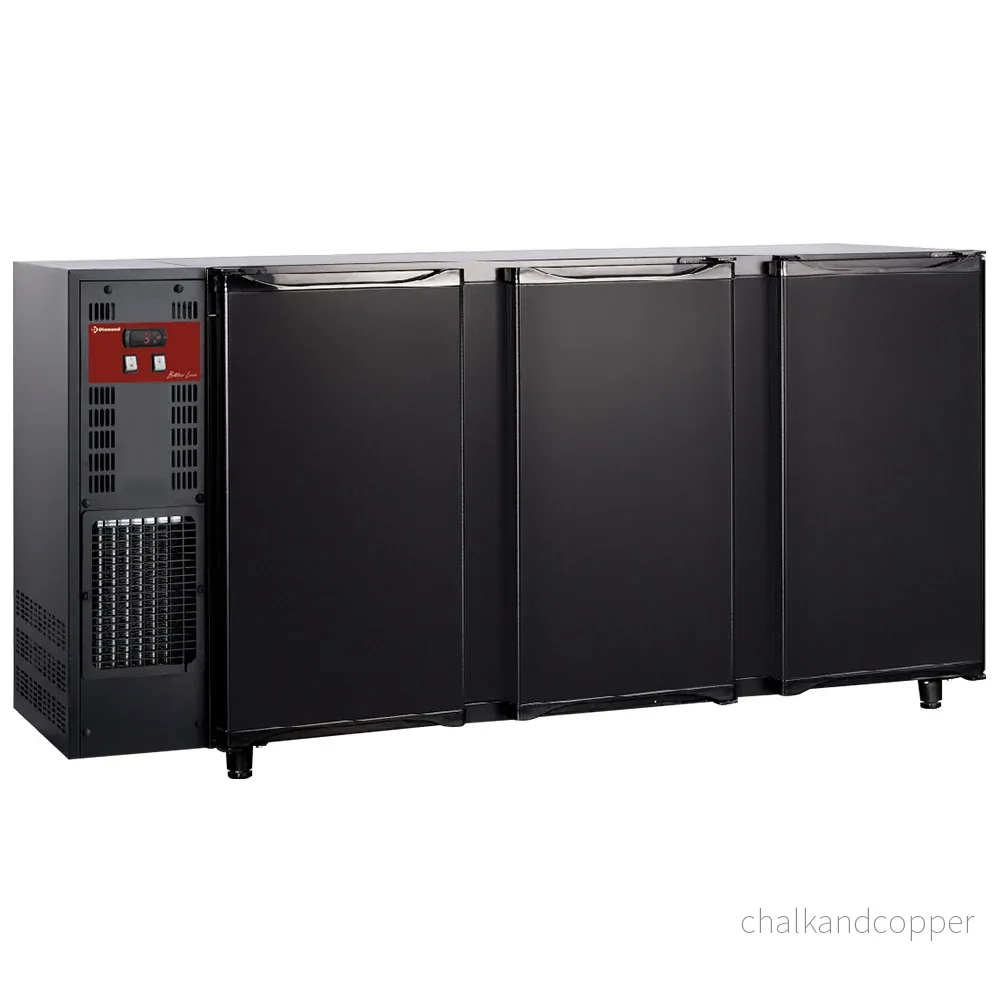 Flaskkylare 3 dörrar, 579 liter