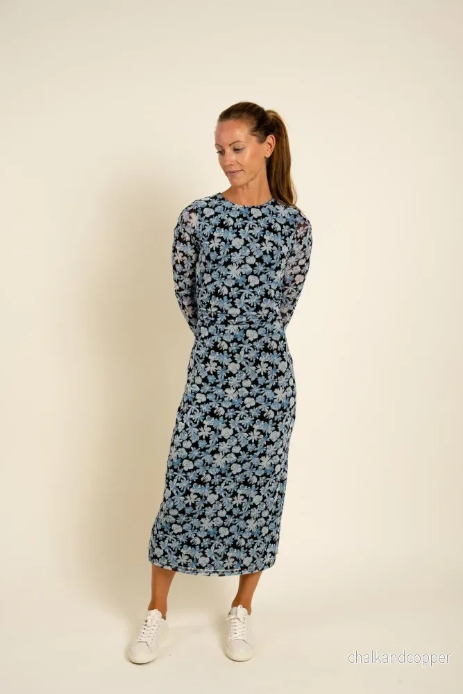 Zita Dress Black/Bright Blue Fabienne Chapot Zita Dress Black/Bright Blue Fabienne Chapot