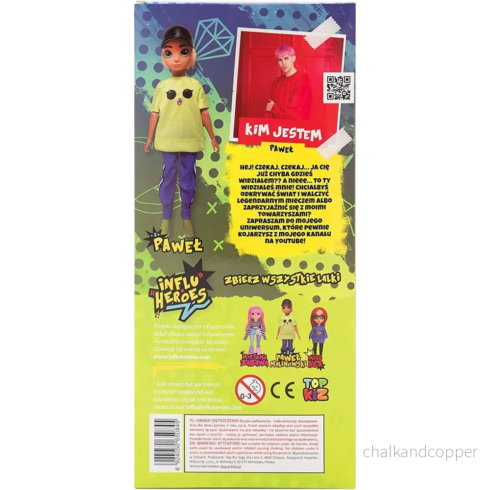Influ Heroes Pawel Malinowski Docka Med Tillbehör 30 cm - Bild 2