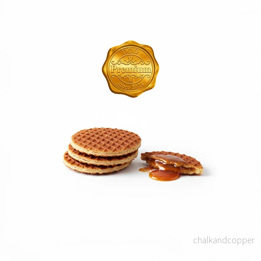Mini premium stroopwafels från Nederländerna – utan konserveringsmedel (15 st, ca 240 g) - Bild 3